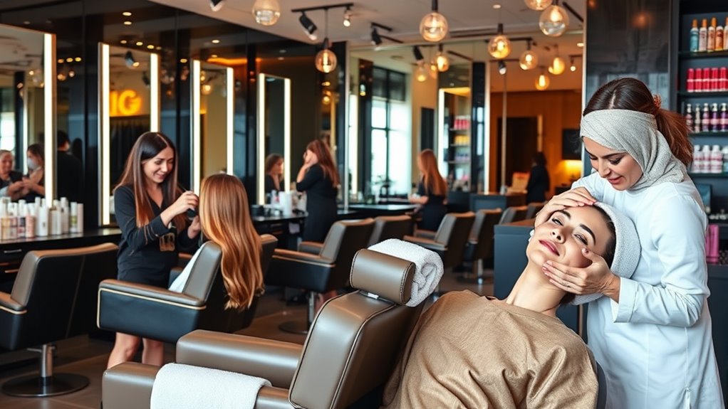 comprehensive beauty service experience