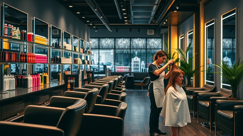 comprehensive salon services offered