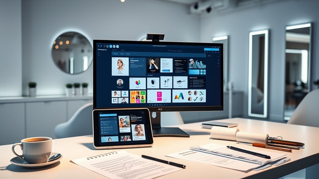 essential salon app services