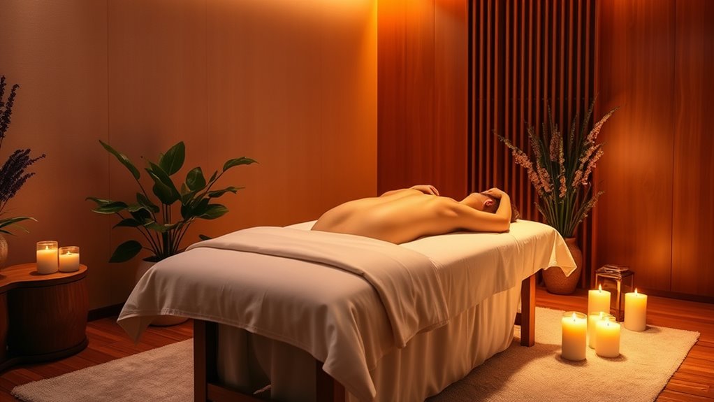 relaxation through aromatherapy massage