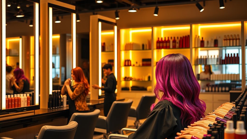 trendy hair colors and bridal packages